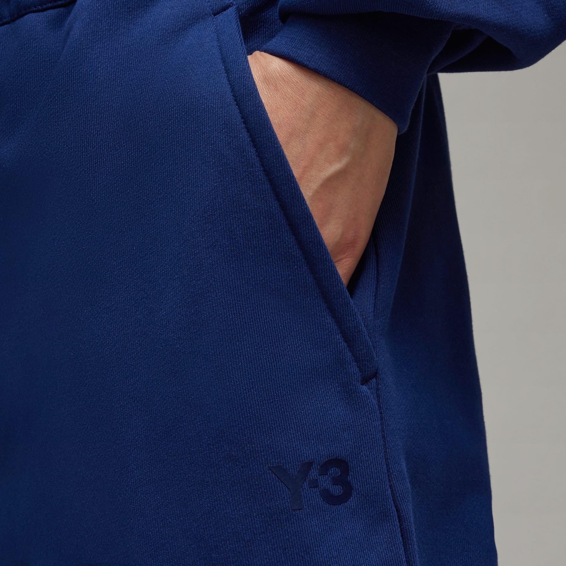Y-3 French Terry Wide Leg Pants - 6