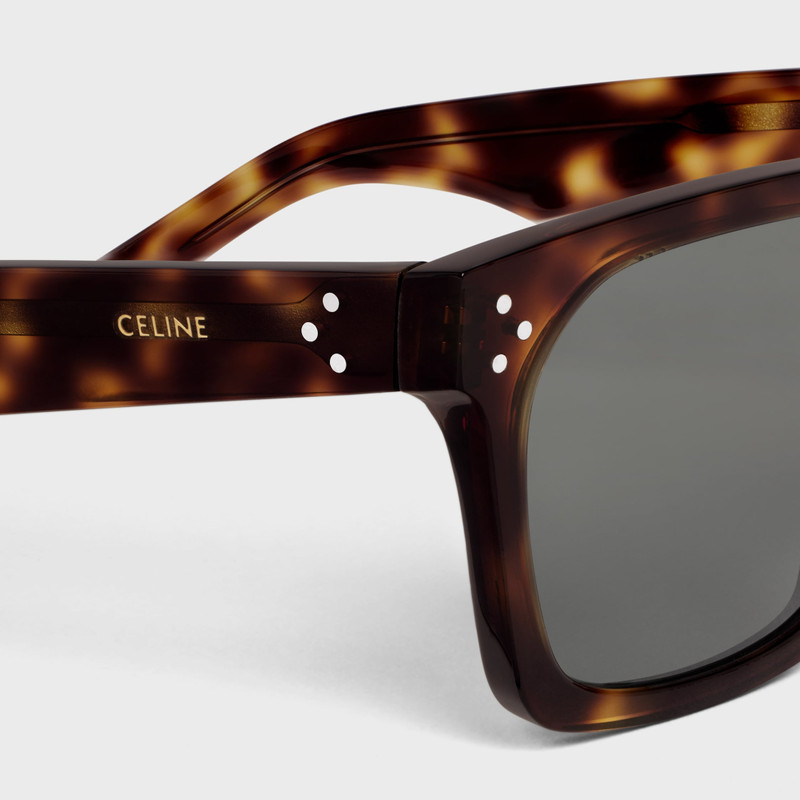 CELINE Black Frame 45 Sunglasses in Acetate outlook