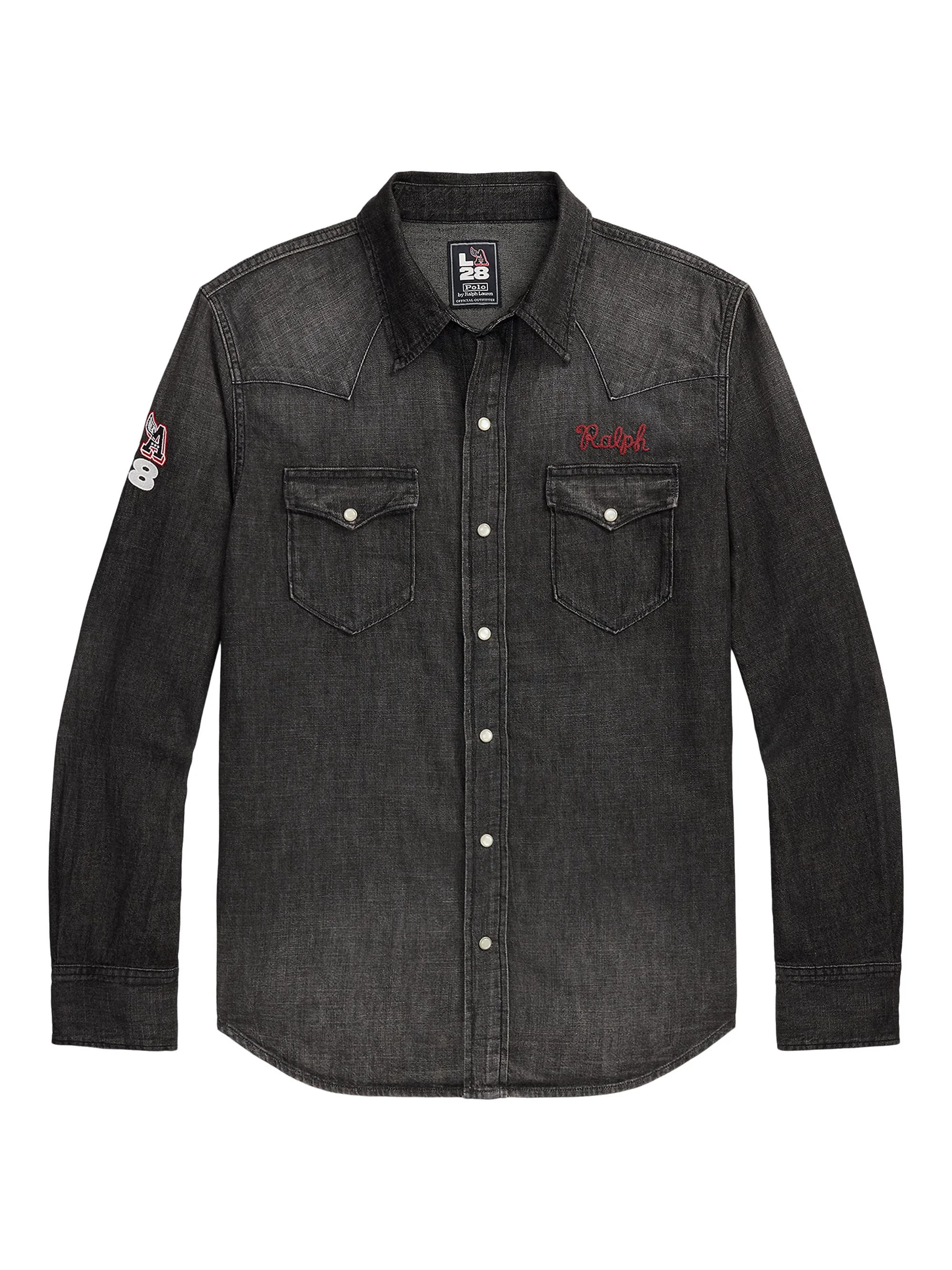 Men's Graphic Denim Shirt - Venthon Wash - 1