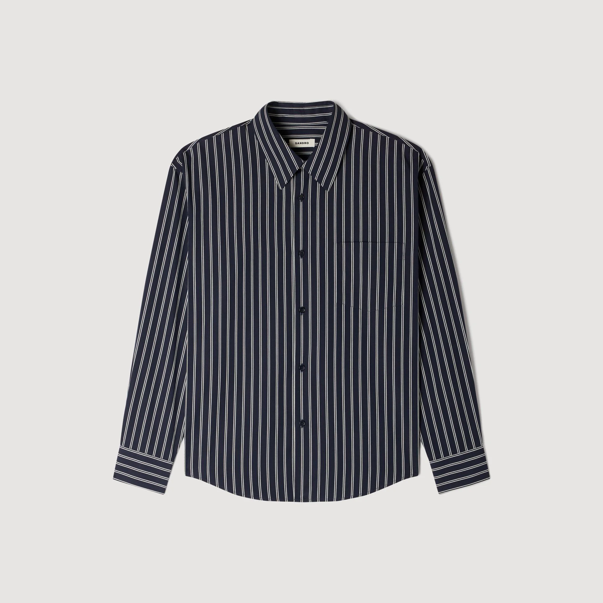 STRIPED COTTON SHIRT - 1