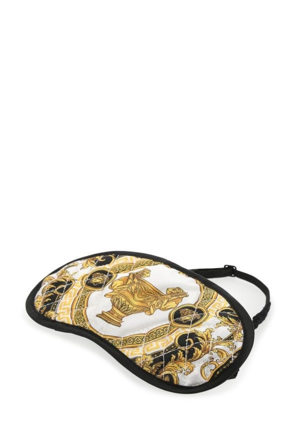 【関税&送料込】Versace Printed Silk Eye Mask Versace Printed Silk Eye Mask | italist
