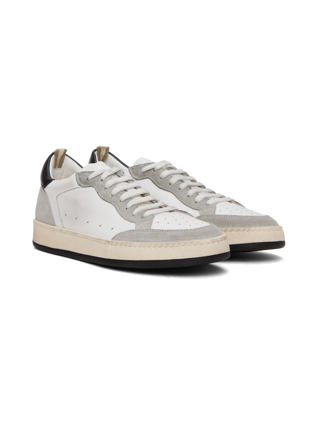 White & Gray Magic 001 Sneakers - 8