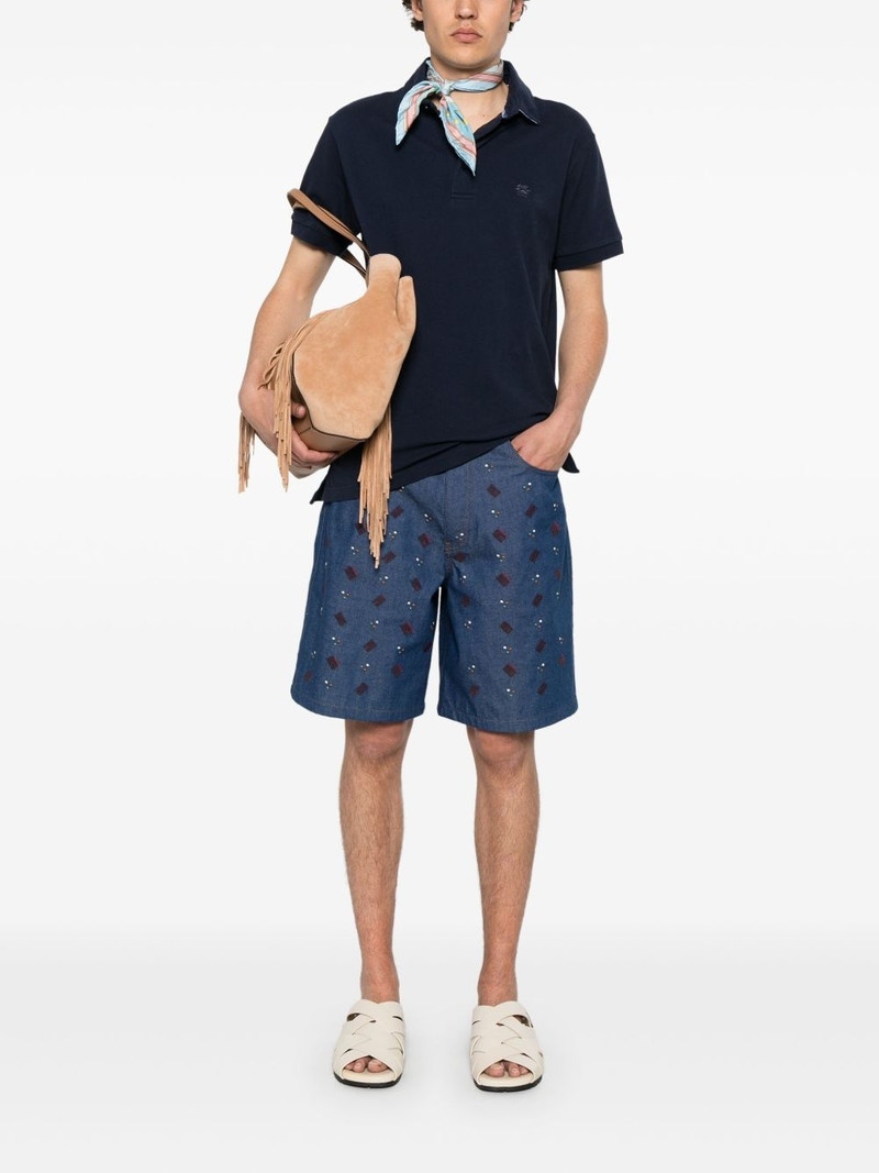 Etro cotton polo shirt outlook