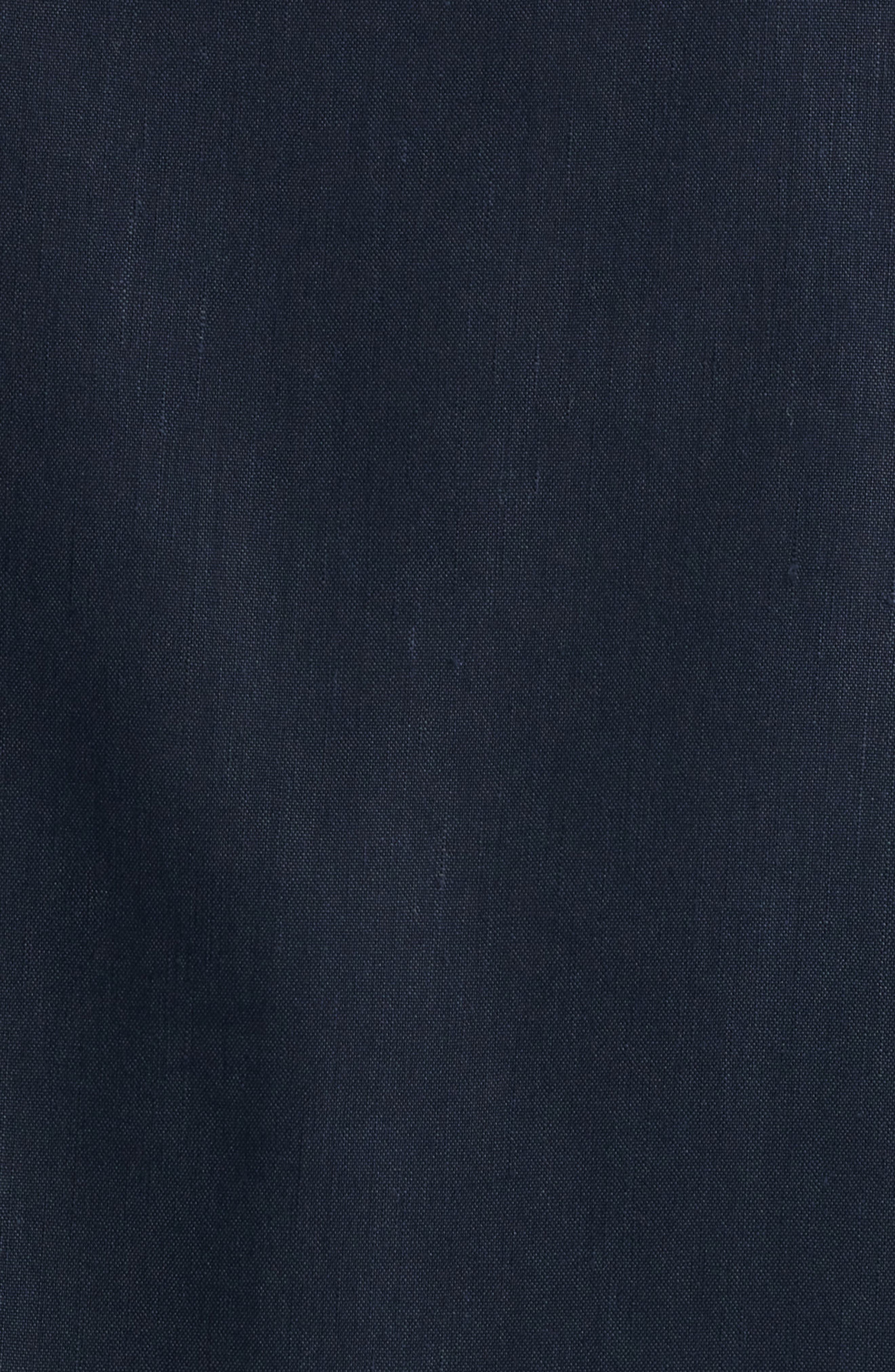 BOSS Carper Linen Blend Jacket in Dark Blue at Nordstrom - 5