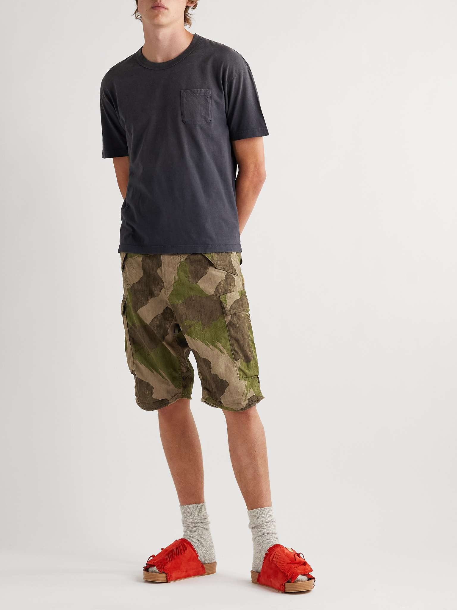 Eiger Camouflage-Print Cotton-Blend Cargo Shorts - 2