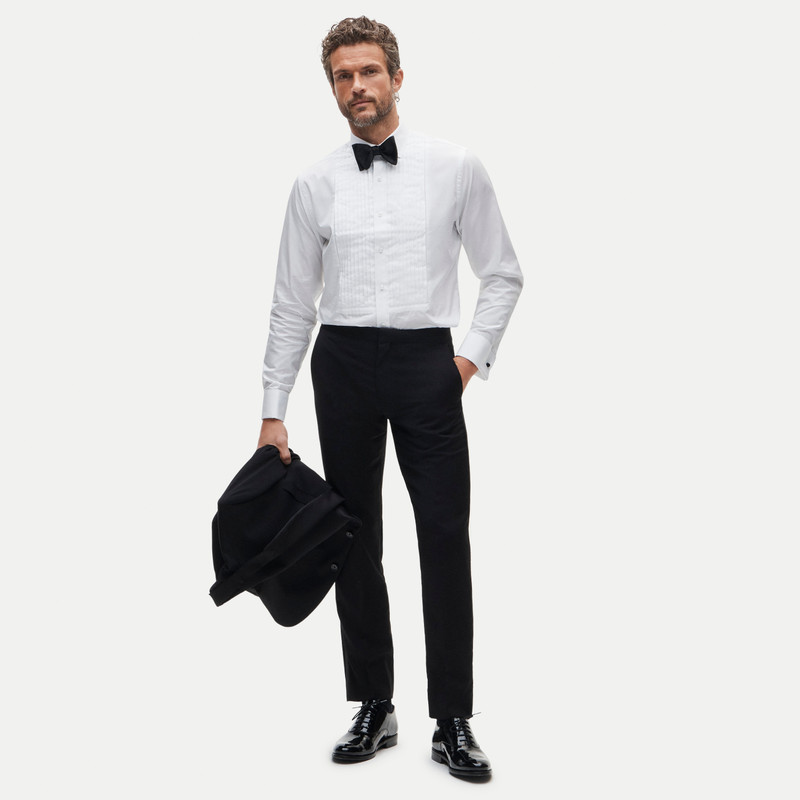 Ludlow pleated-bib tuxedo shirt 5