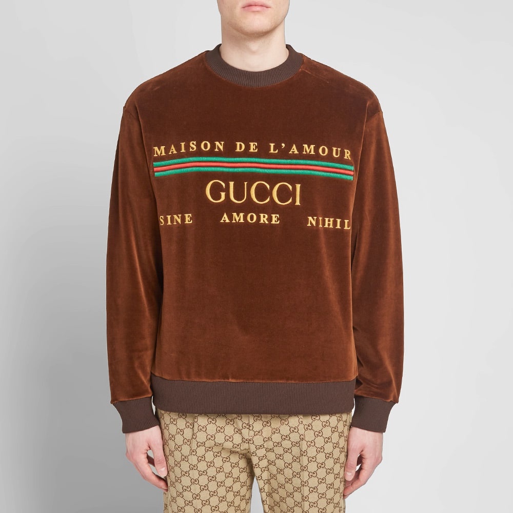 Gucci Chenille Embroidered Crew Sweat - 4