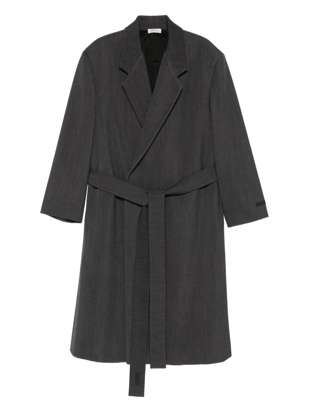 detachable-belt coat - 1
