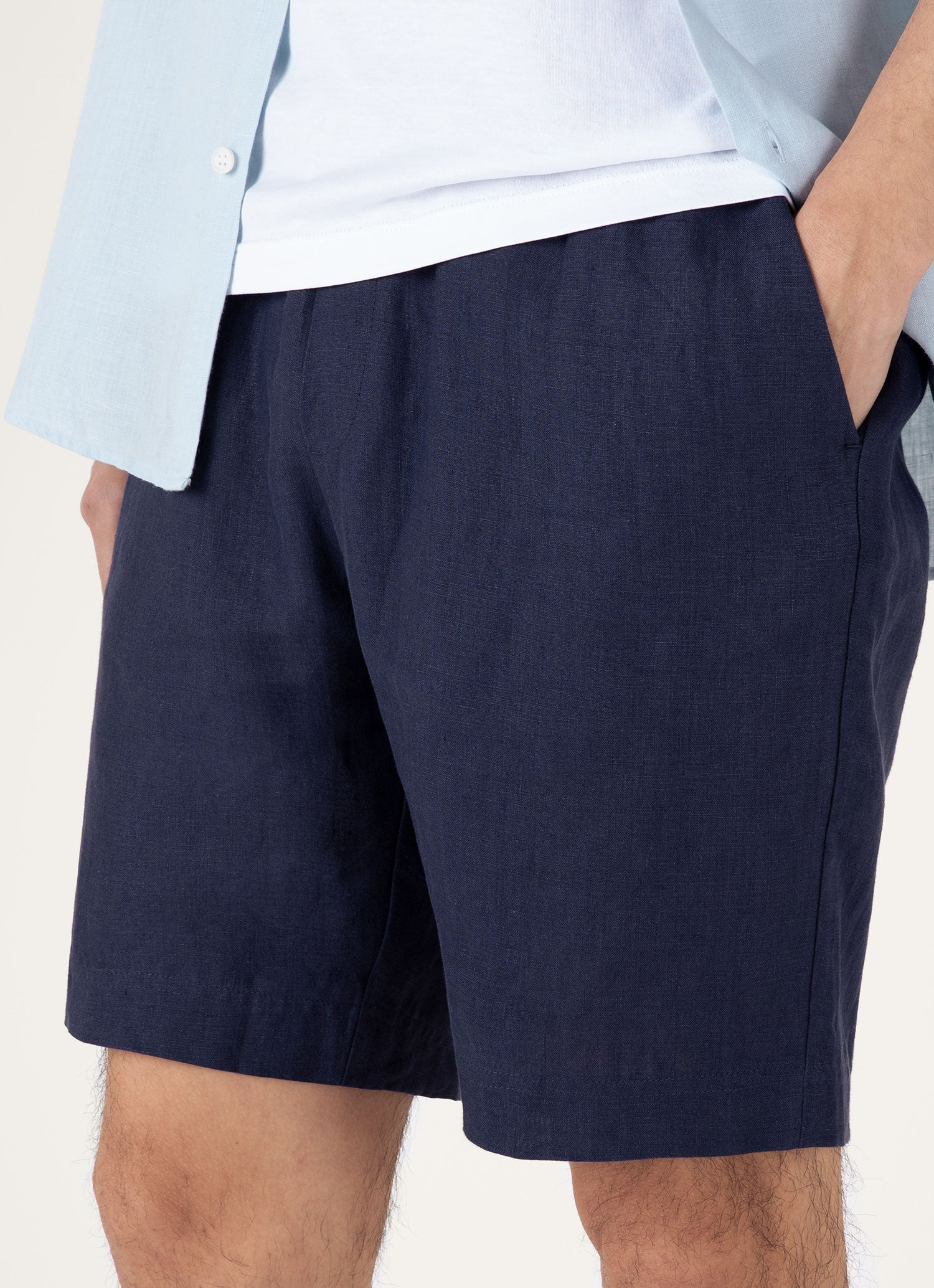 Linen Drawstring Short - 6
