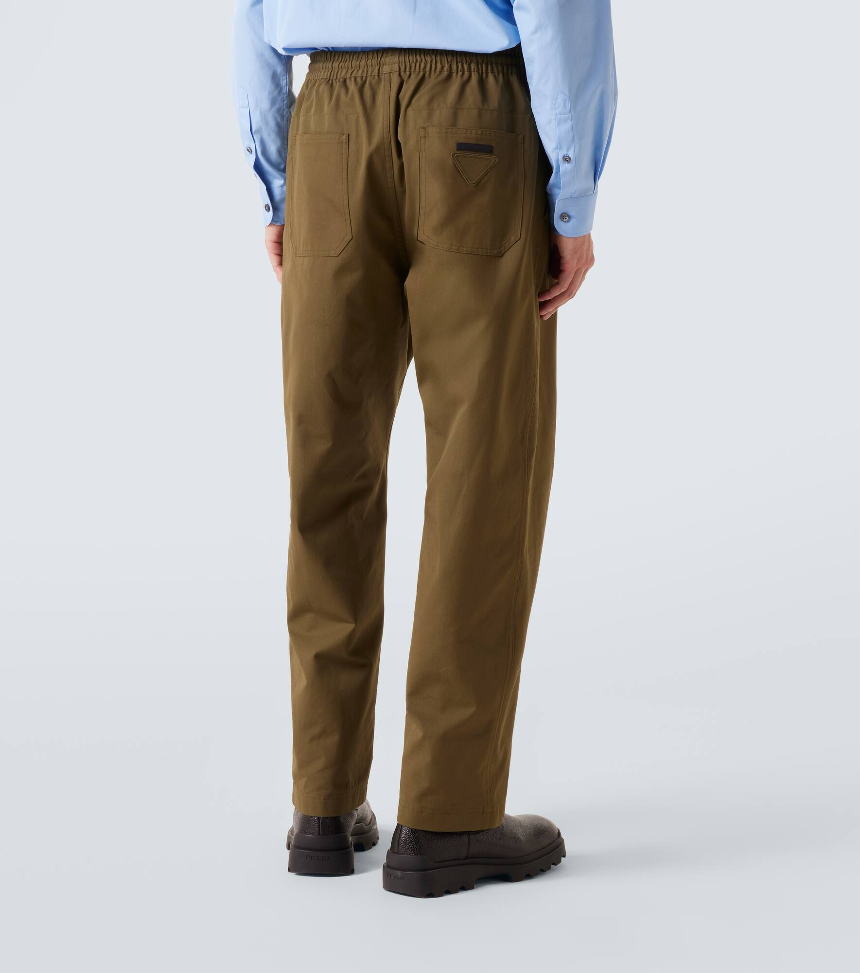 Cotton straight pants - 4