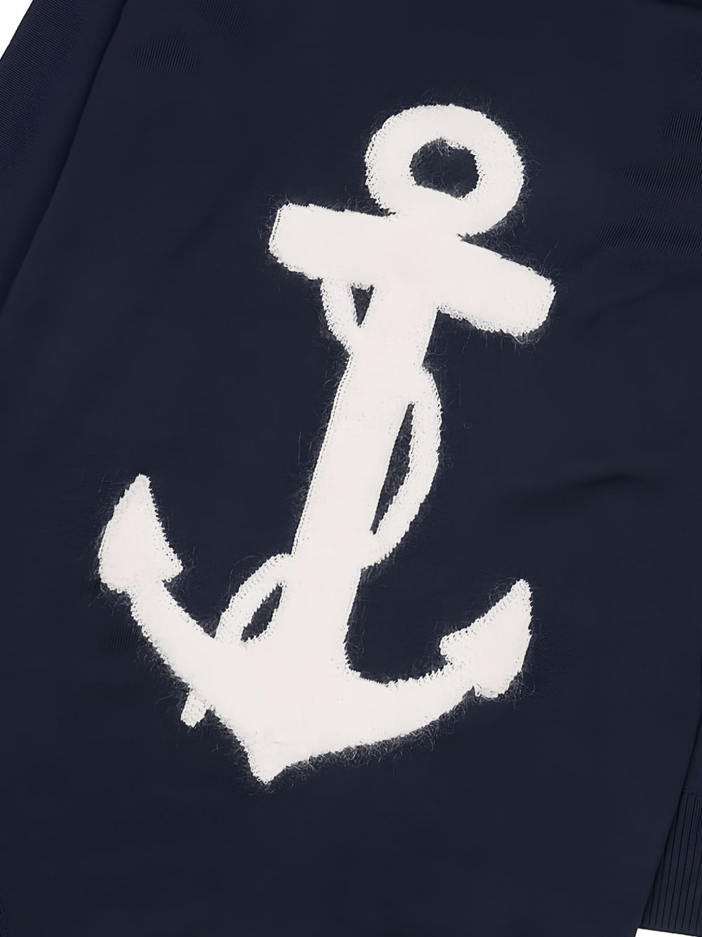 anchor-motif knitted midi dress - 5