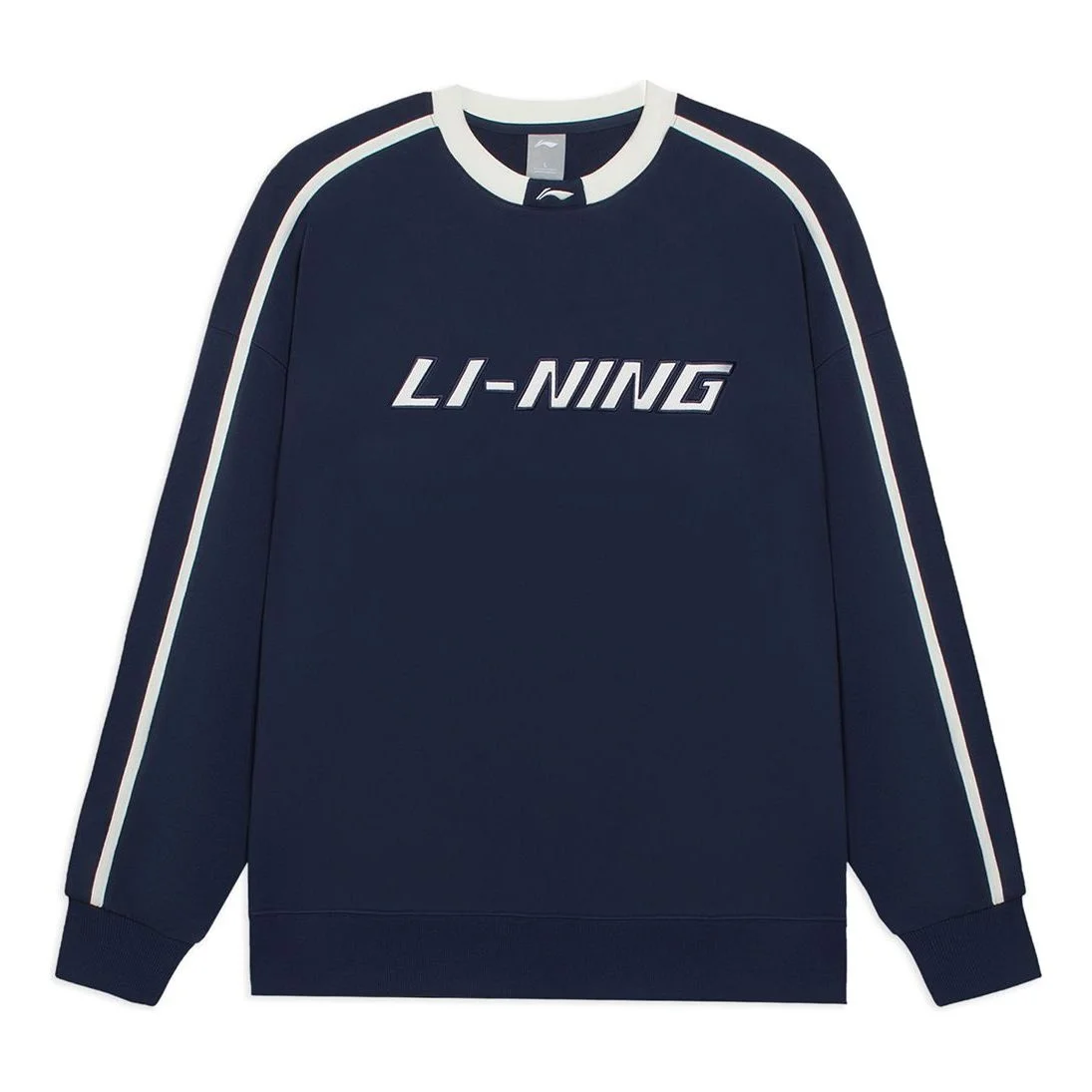 Li-Ning Striped Graphic Sweatshirt 'Navy' AWDRD50-8 - 1