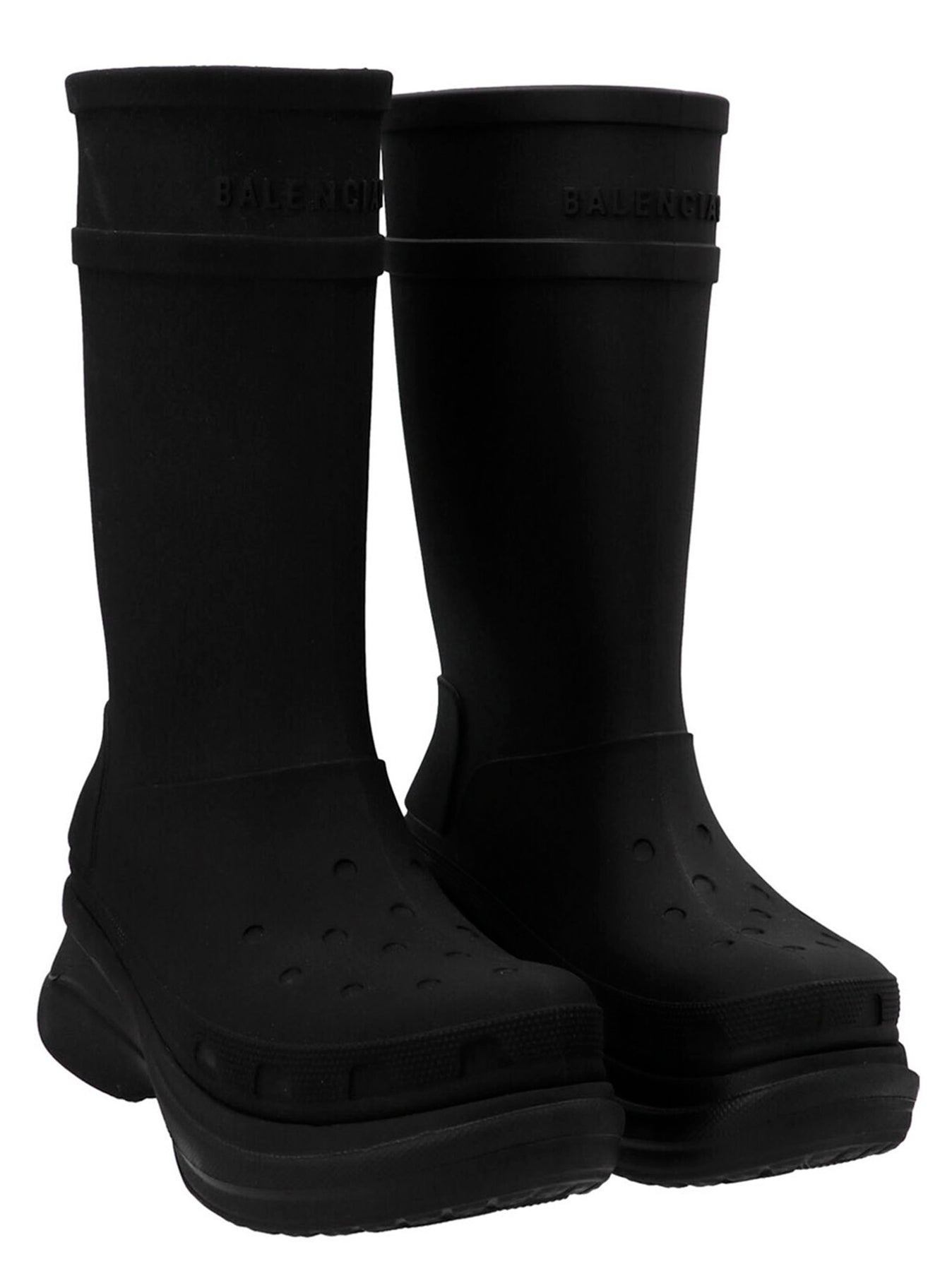 Balenciaga X Crocs Boots Boots, Ankle Boots Black - 2