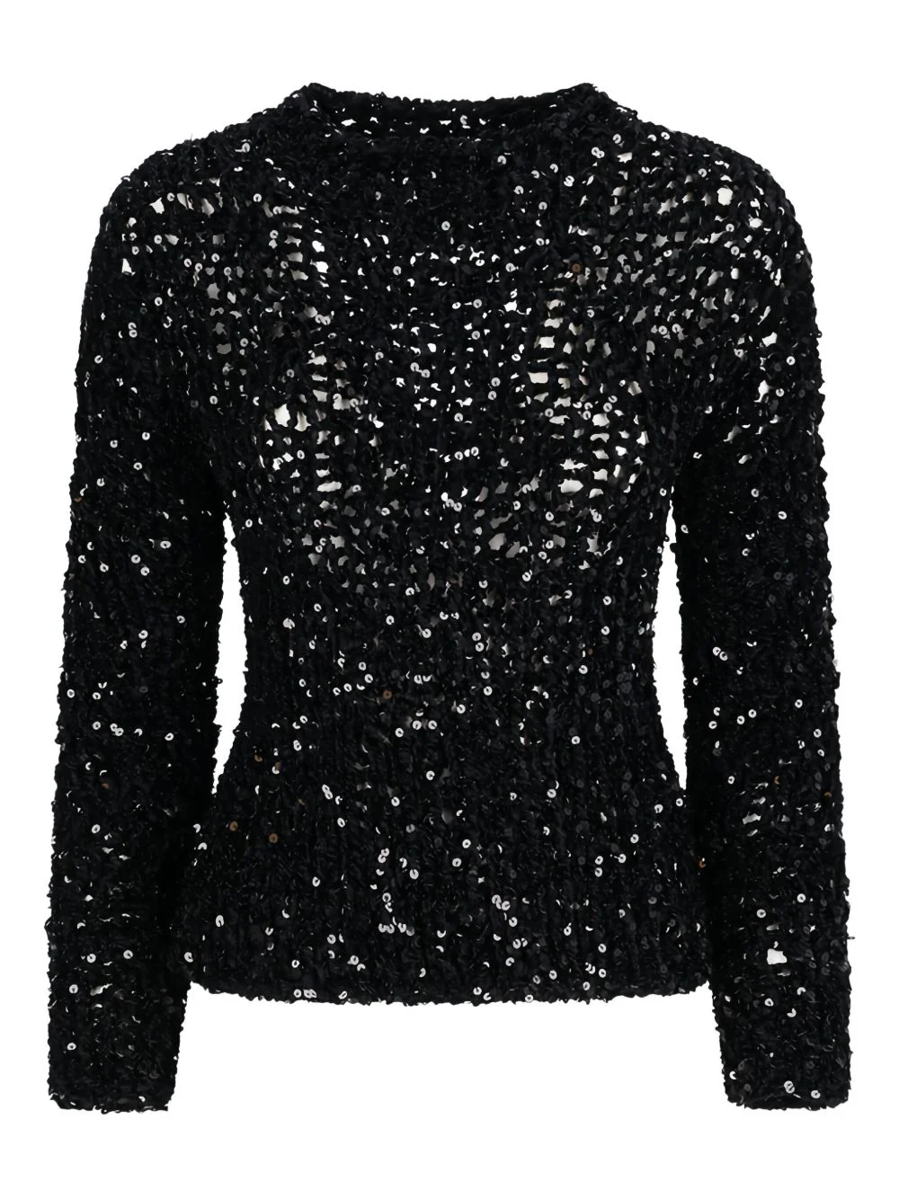 sequin-embellishment sweater - 1