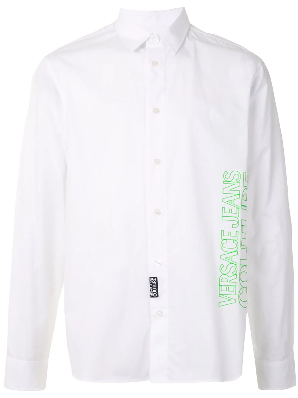 side logo long-sleeve shirts - 1