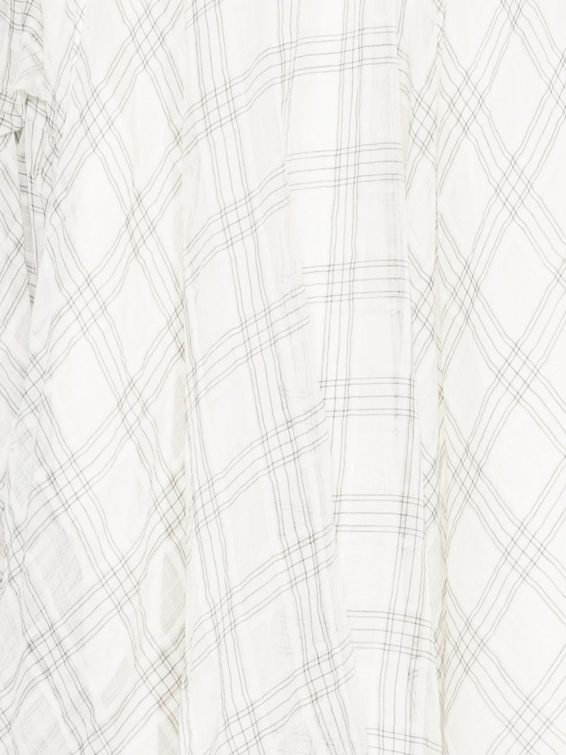 check-pattern asymmetric skirt 3