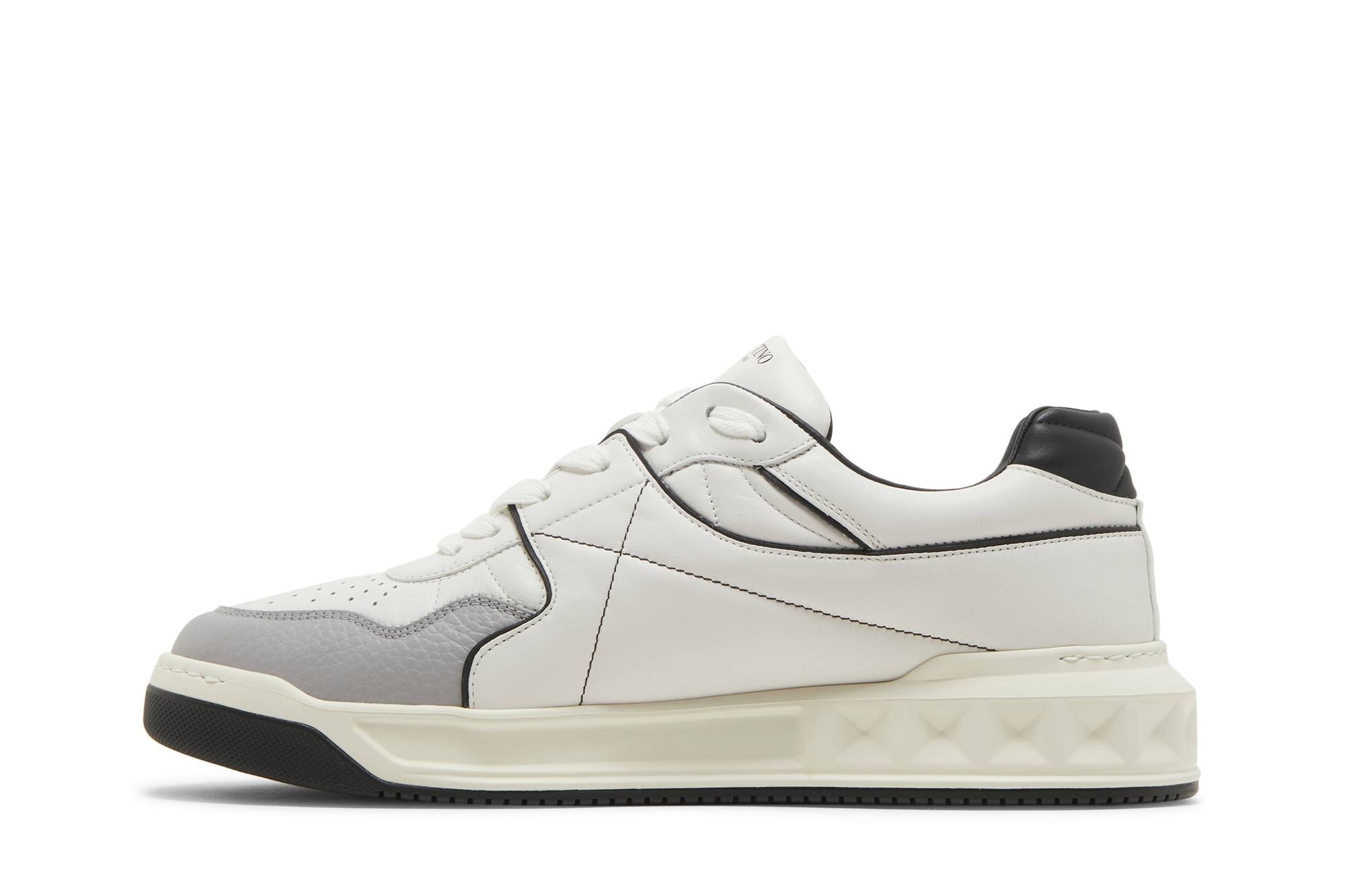 Valentino One Stud Low 'White Black' - 3