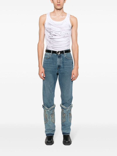 Y/Project Cowboy Cuff straight jeans outlook