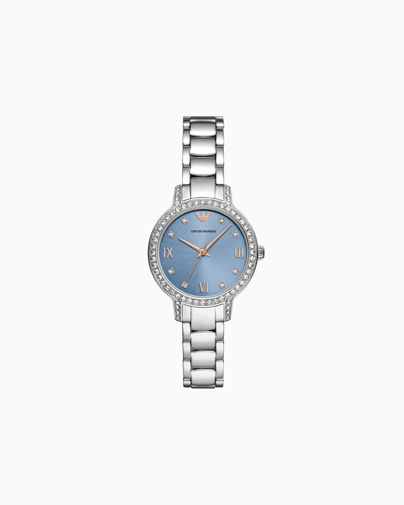 THREE-HAND STAINLESS STEEL WATCH 1