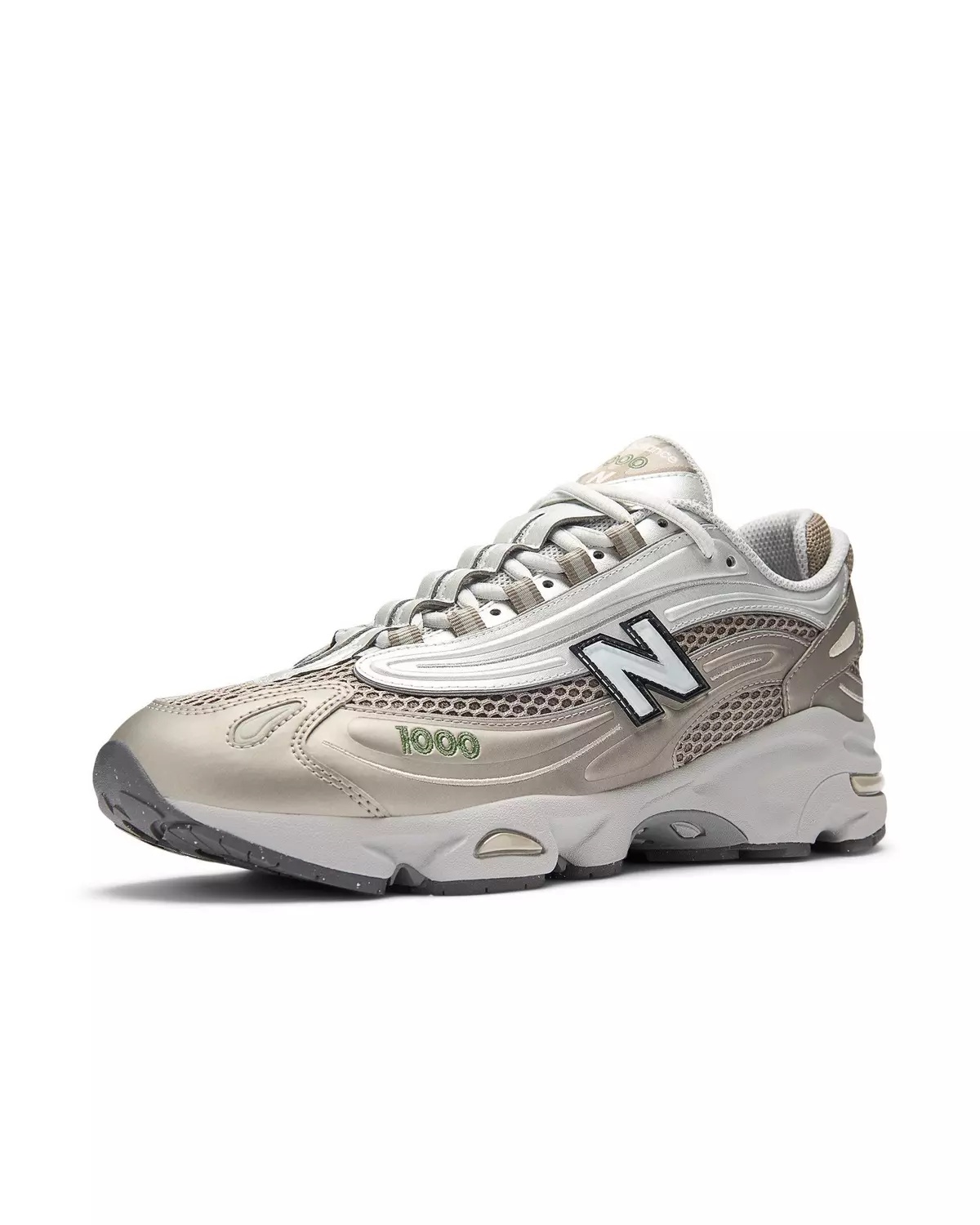 1000 "Stone/Metallic Silver" Unisex Shoe - 9