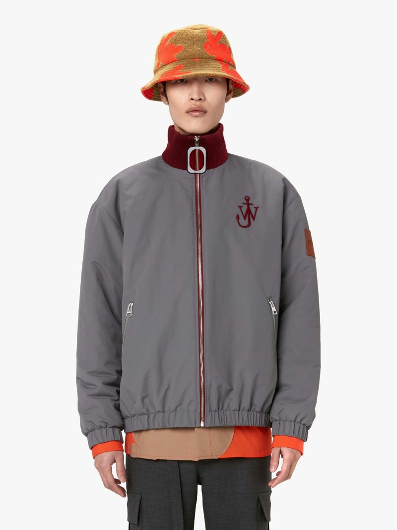 JW Anderson CONTRAST ZIP FRONT BLOUSON JACKET outlook