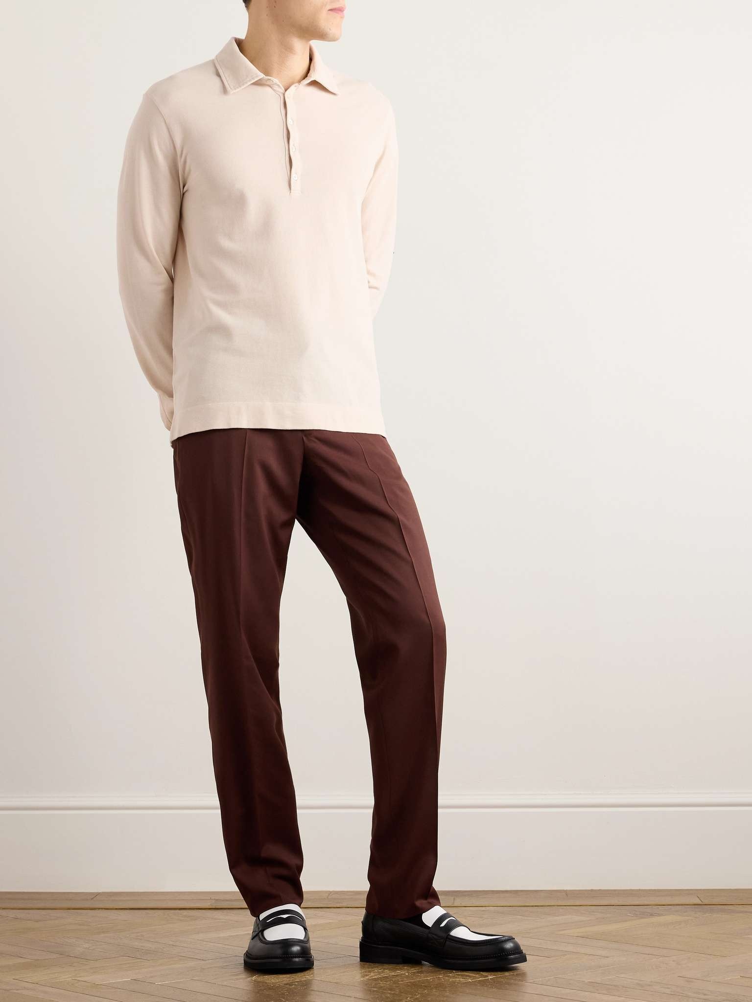Ischia Cotton and Cashmere-Blend Jersey Polo Shirt - 2