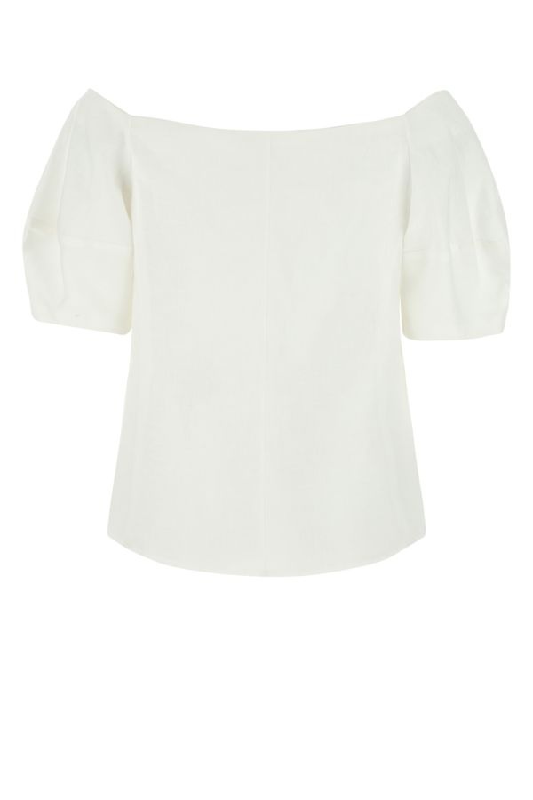 White linen top - 3