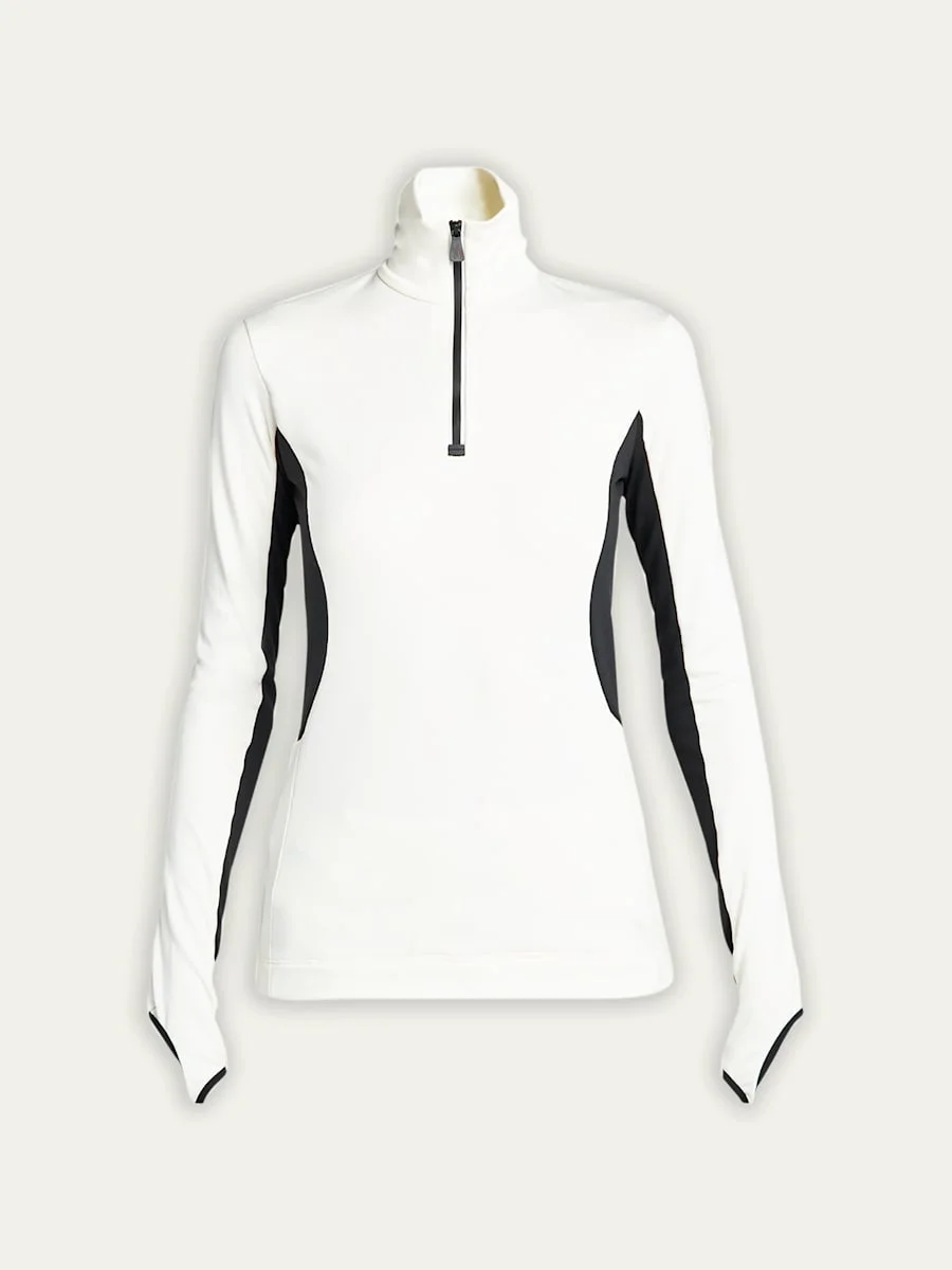 Colorblock Quarter-Zip Sweatshirt - 1