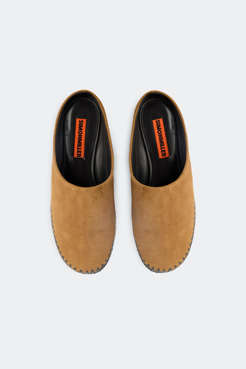 SIMONMILLER Riad Slipper In Brown/Black outlook