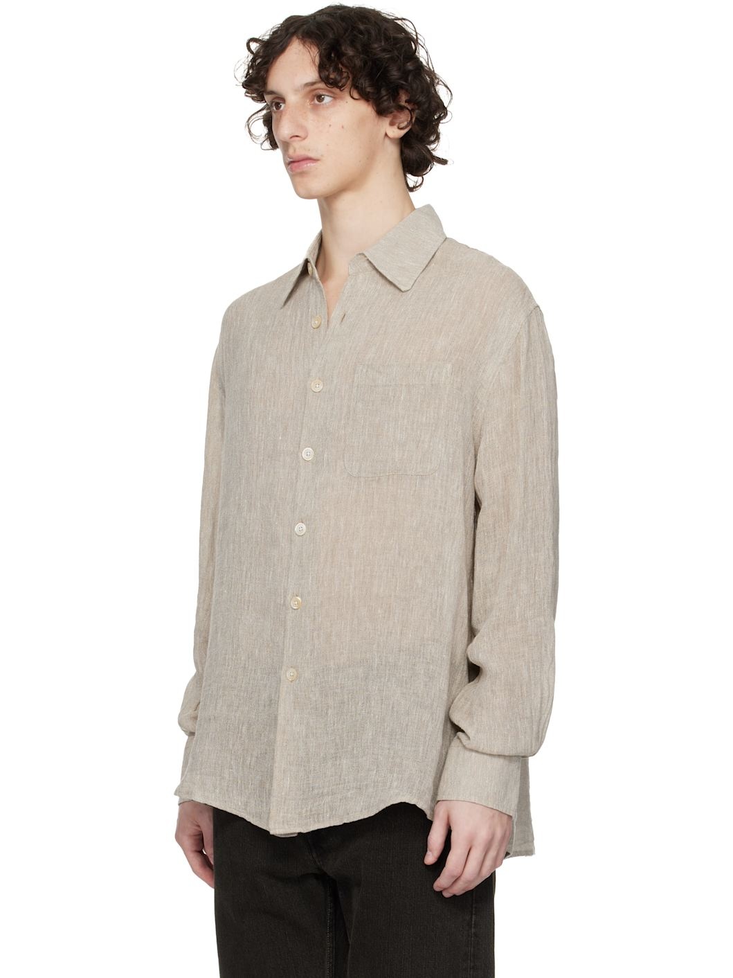 Beige Above Shirt - 4