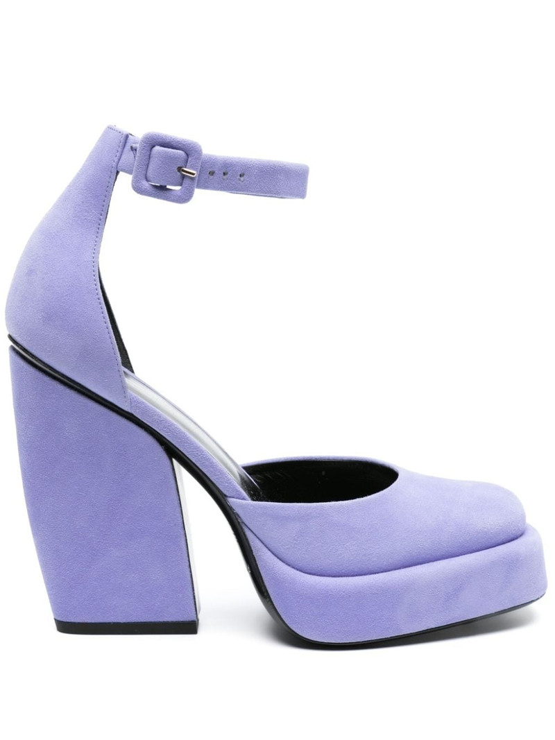 Sean 120mm suede platform pumps 1