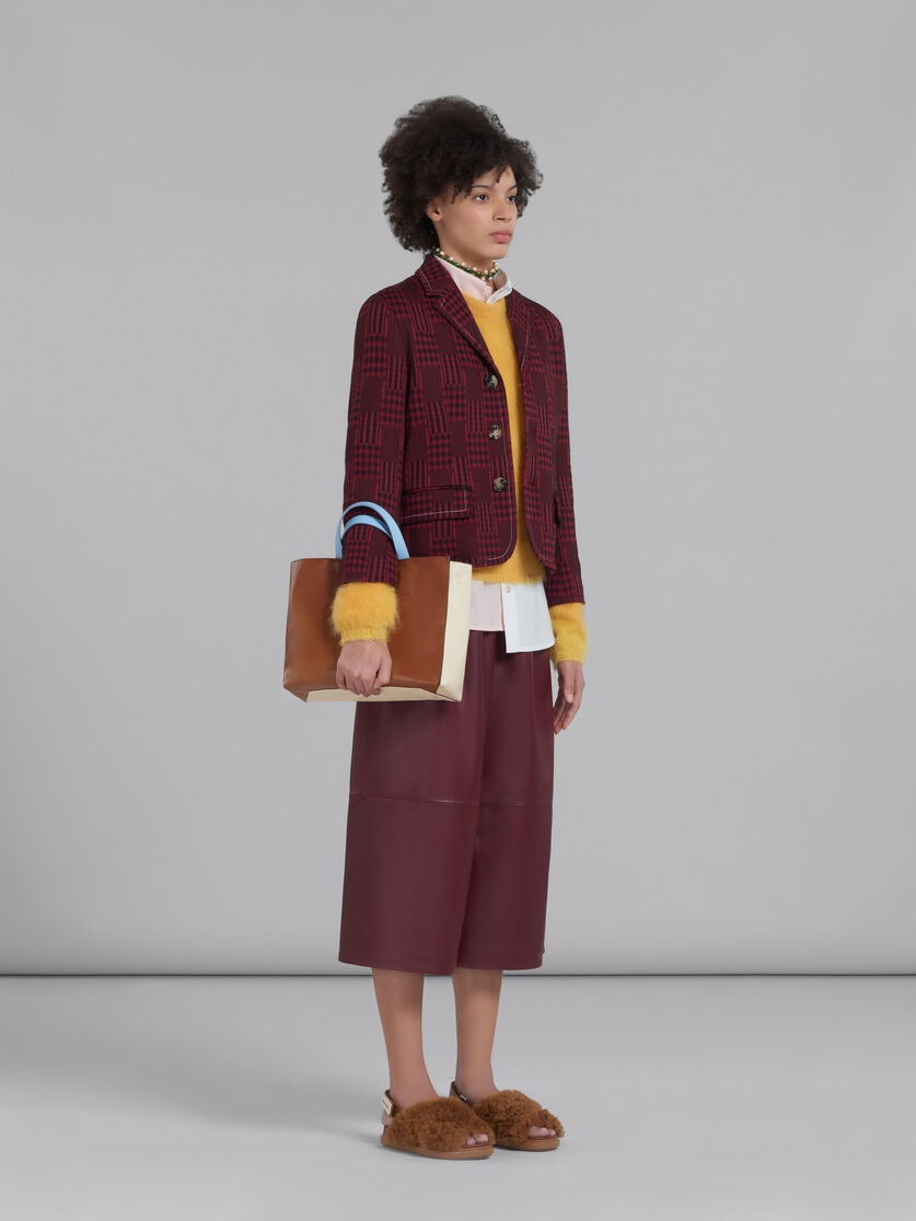 RED JACKET WITH STRIPES AND CHECKS - 6