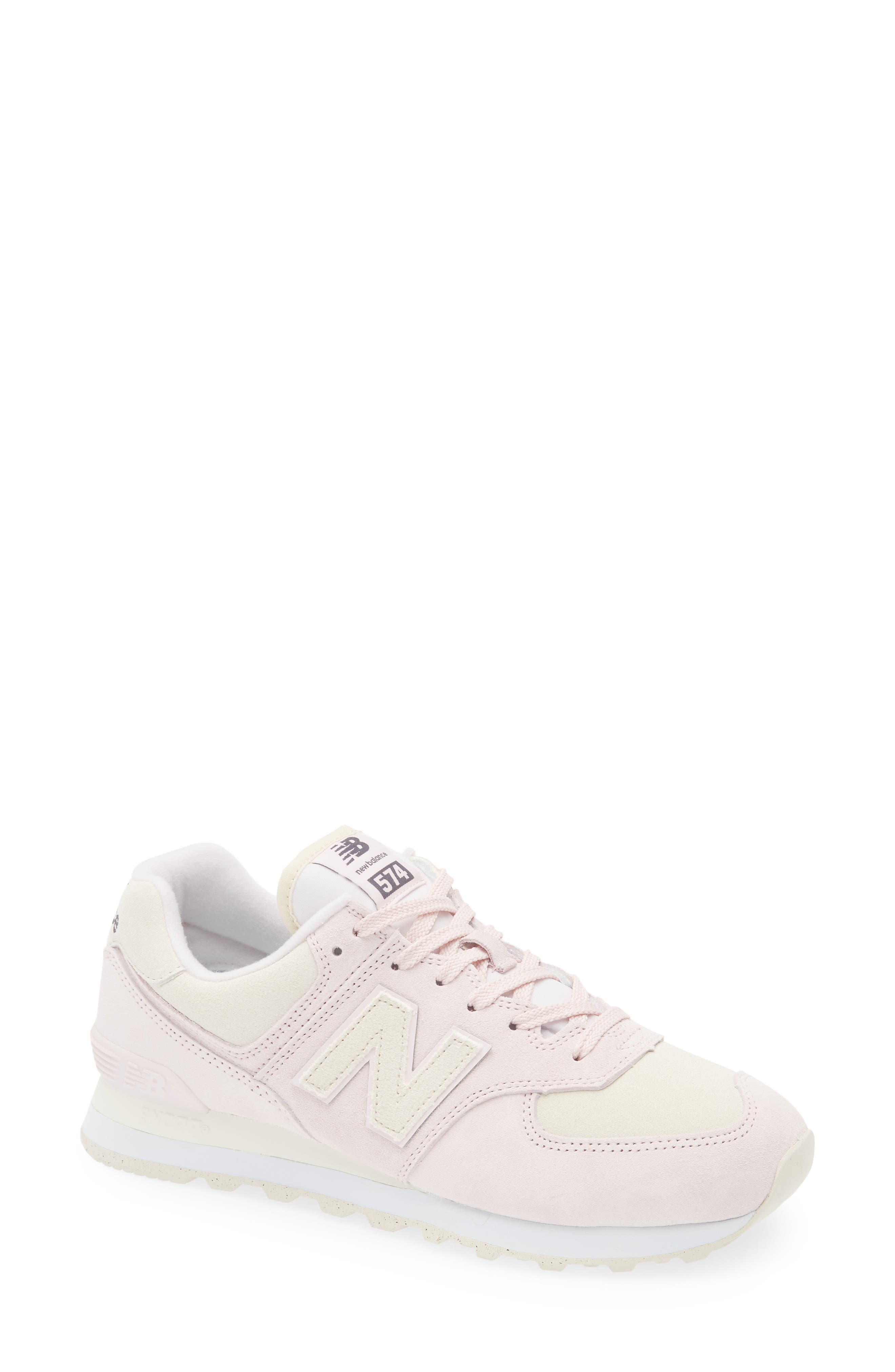 New Balance 574 Sneaker in Pink Granite/Linen at Nordstrom - 1