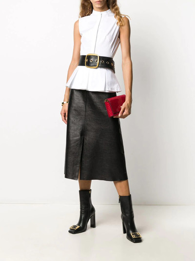 Alexander McQueen sleeveless cotton shirt  outlook