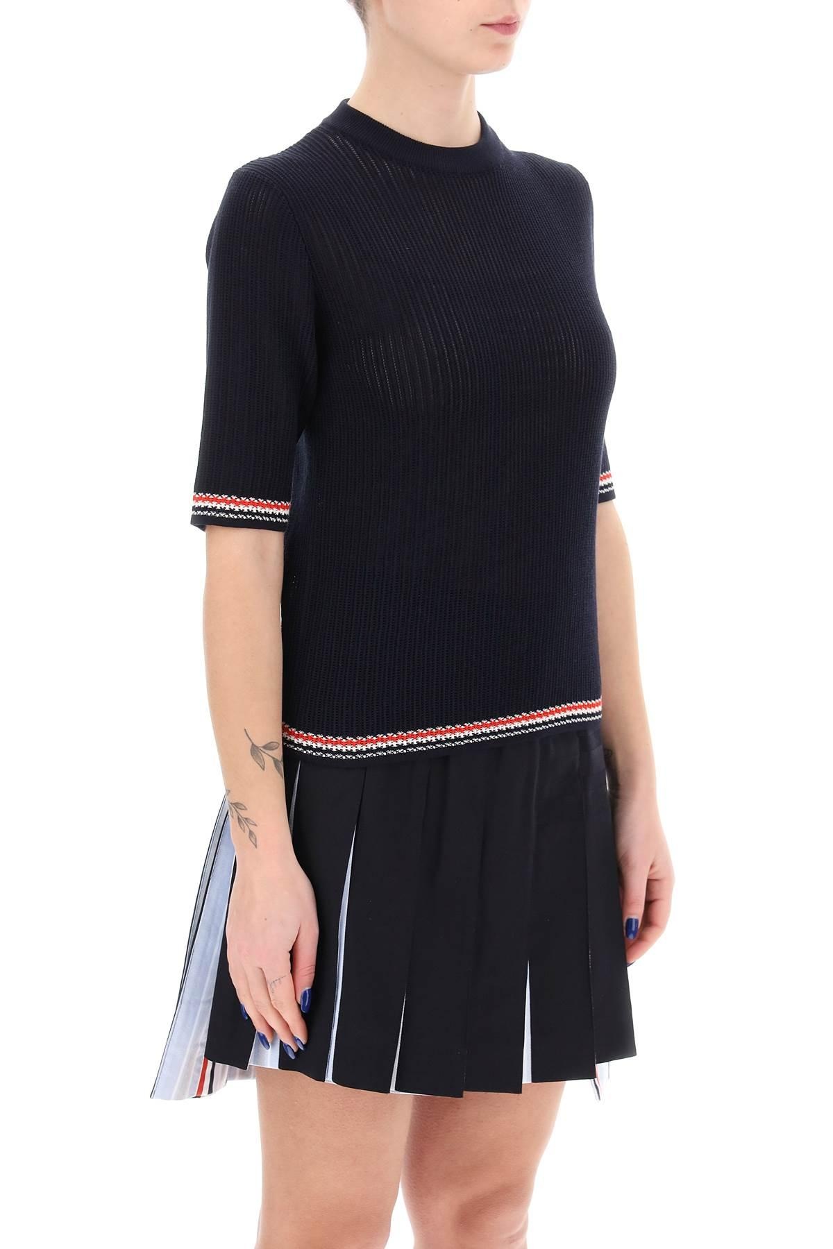 Pointelle-knit T-shirt - 3