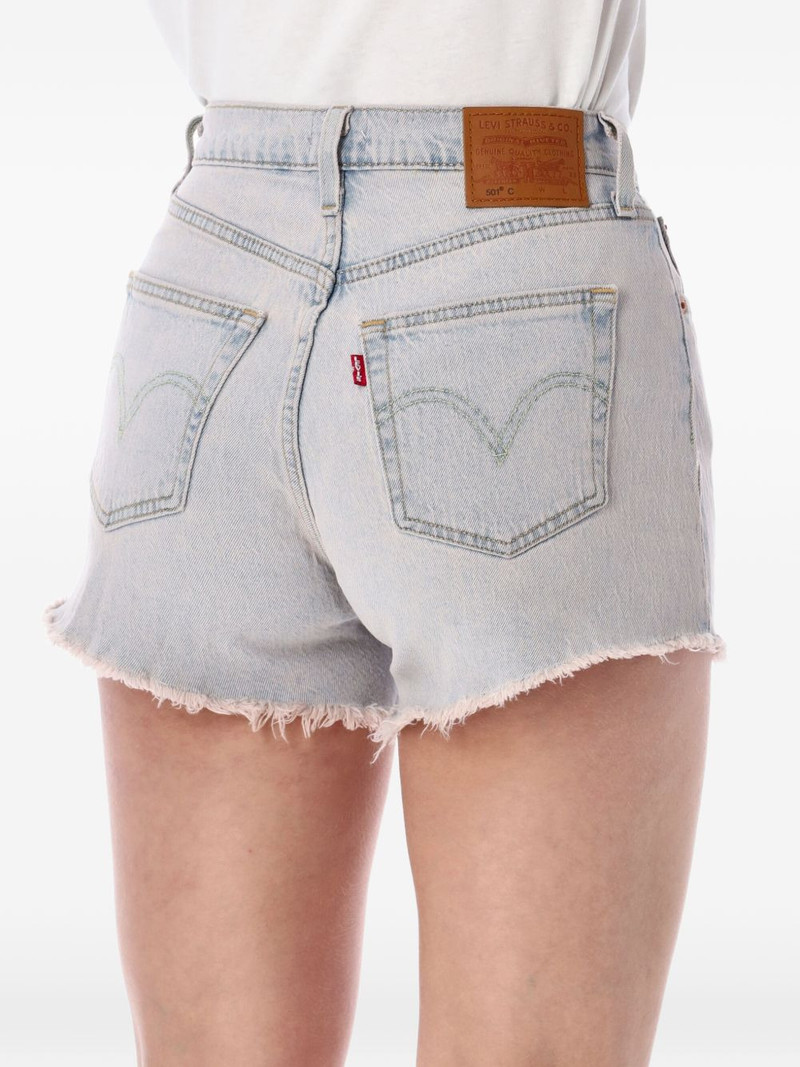 501® Curve frayed shorts 3