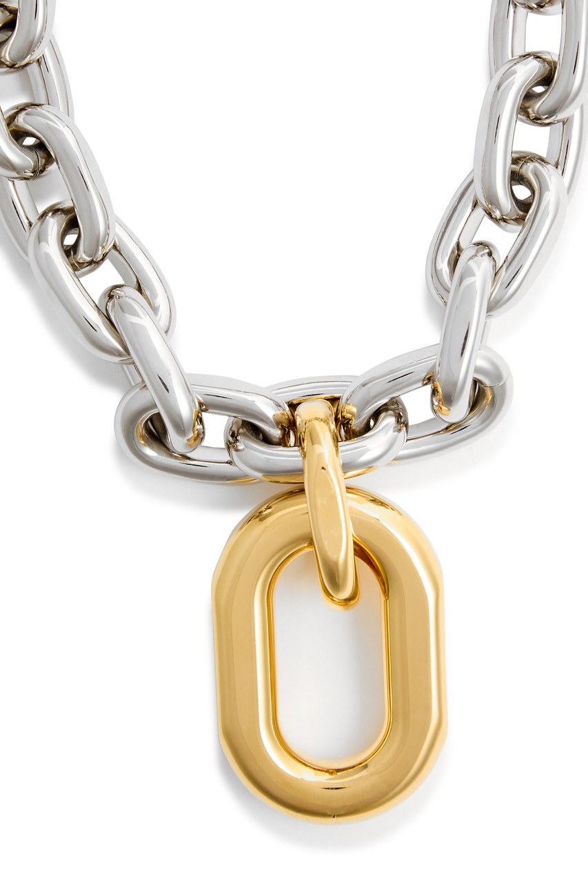 Rabanne XL Link Two-tone Necklace - 3