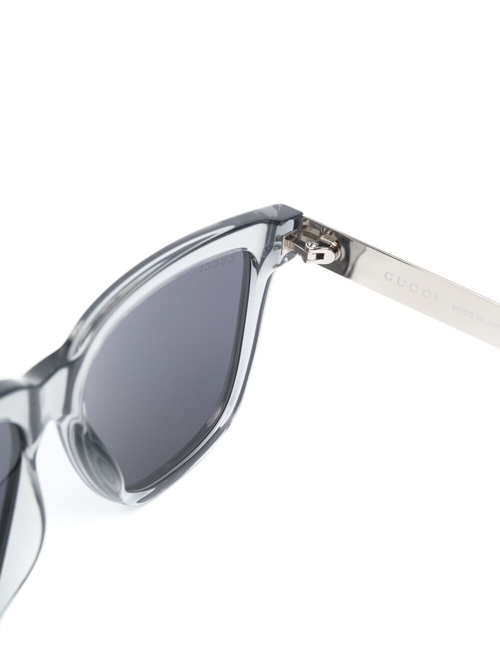 square-frame tinted sunglasses - 3