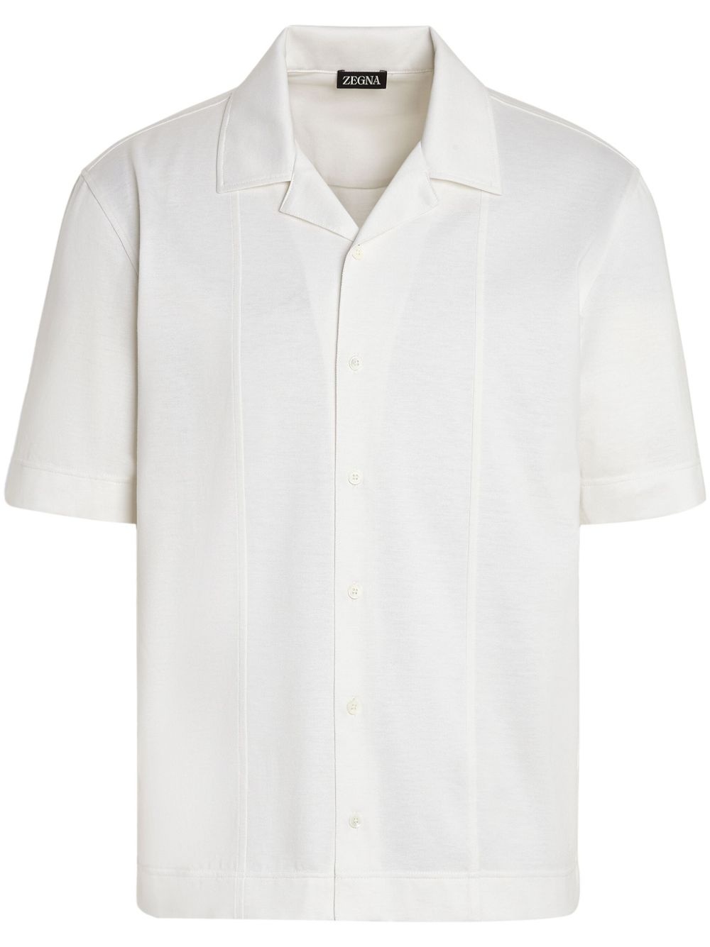 camp-collar shirt - 1