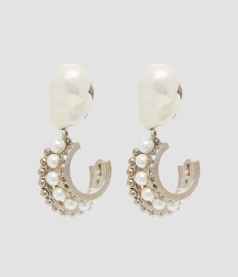 CRYSTAL HOOP DROP EARRING 1