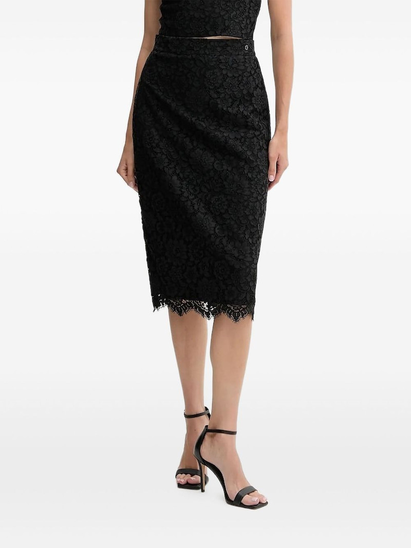 lace-floral midi skirt 1