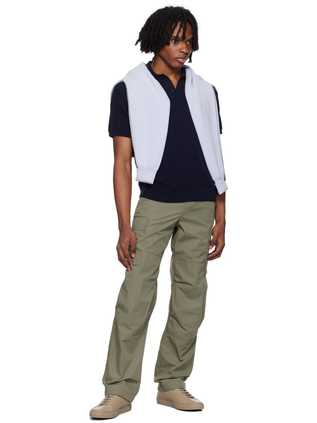 Khaki Lightweight Cargo Pants - 4