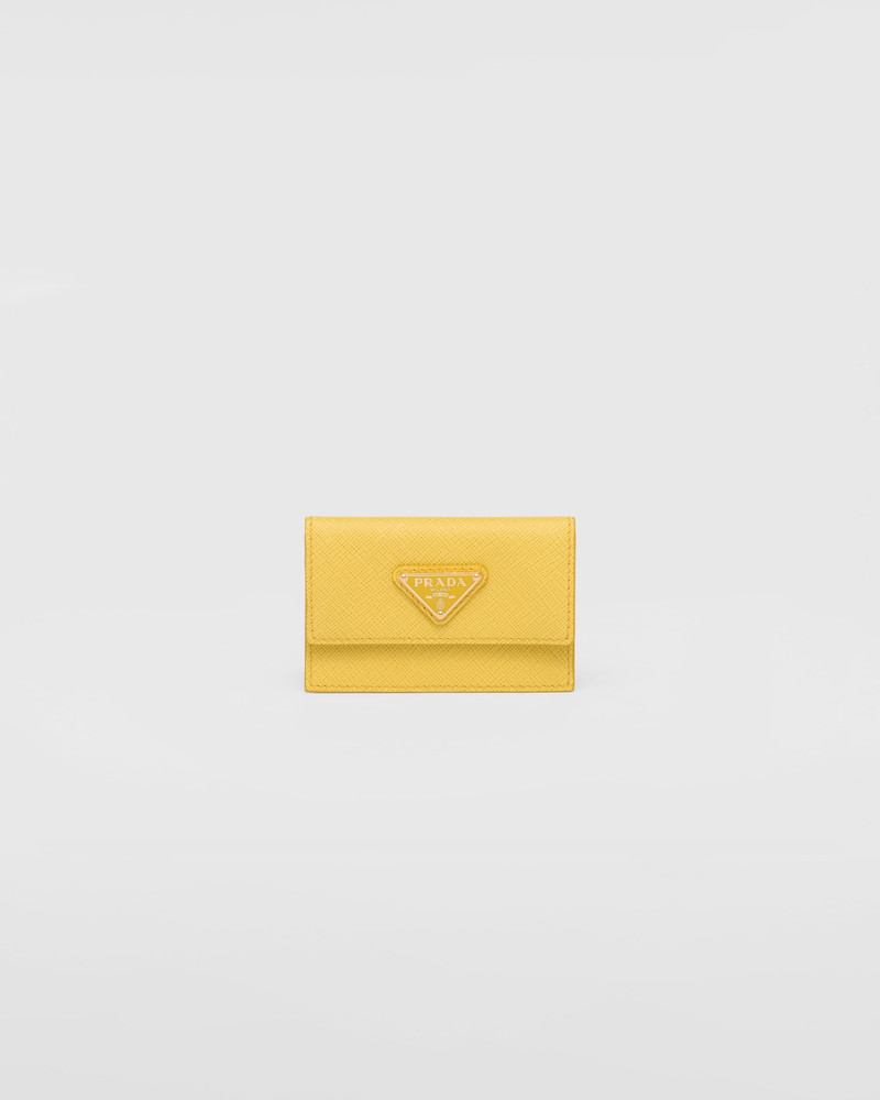 Saffiano leather card holder 1