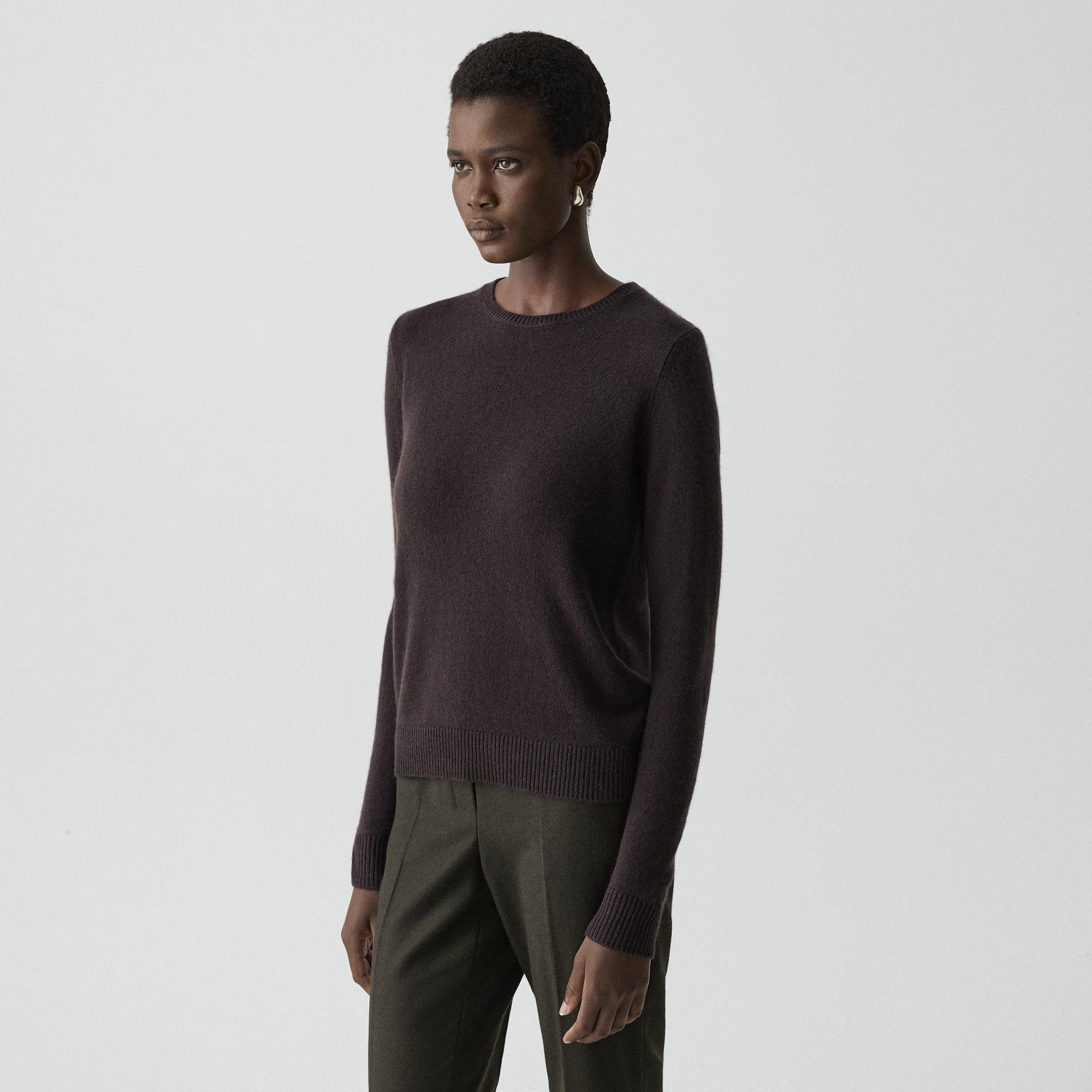Crewneck Sweater in Feather Cashmere - 3
