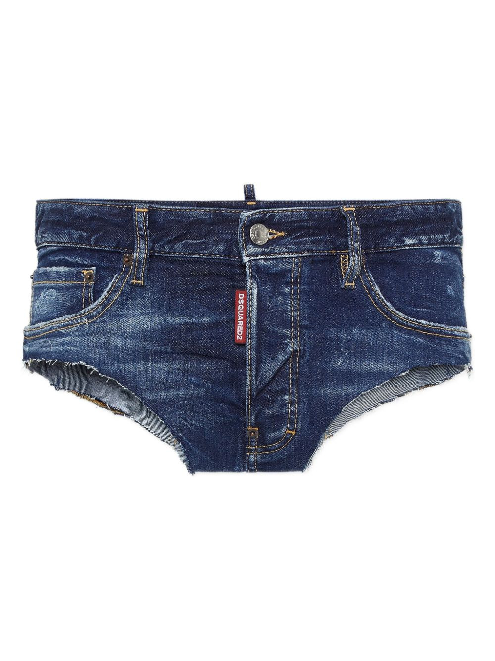 denim shorts - 1