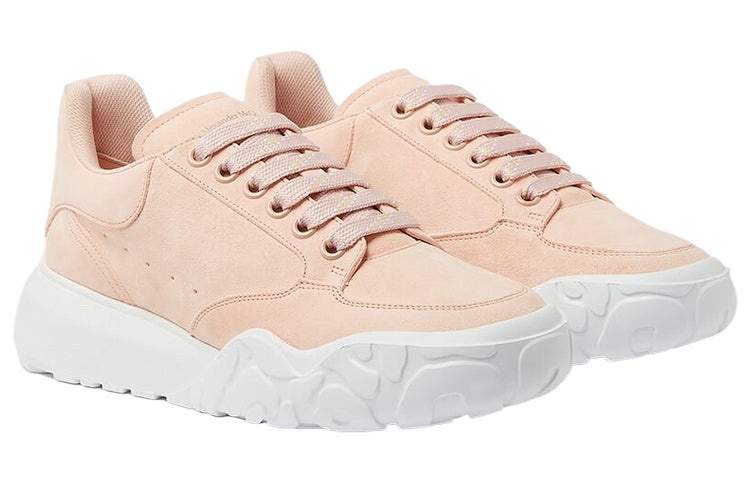 (WMNS) Alexander McQueen Court Trainer 'Pink White' 657567WIA507126 - 4