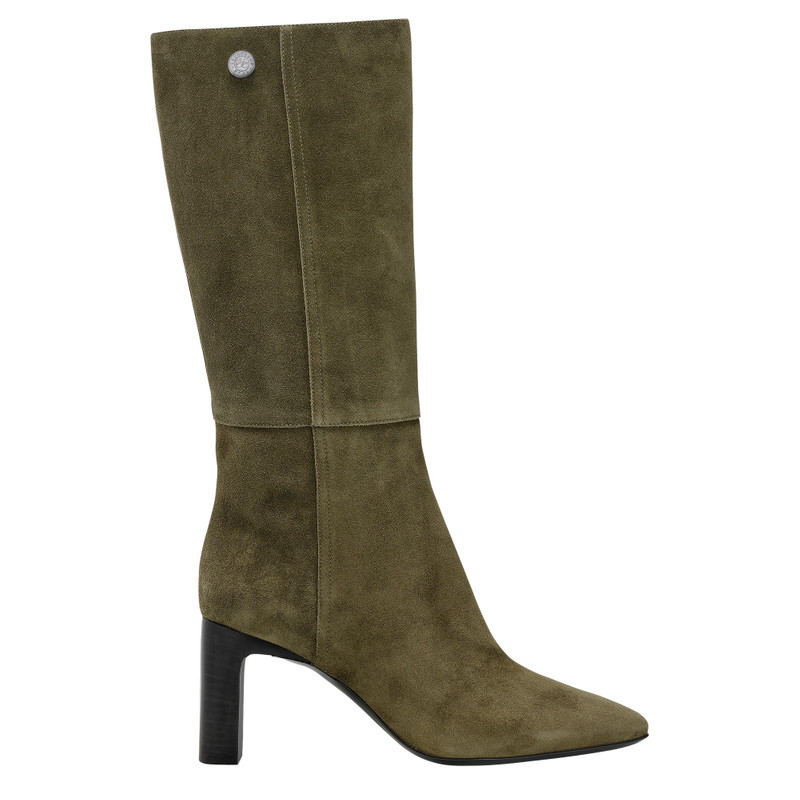 Allure Heel boots Khaki - Leather 1