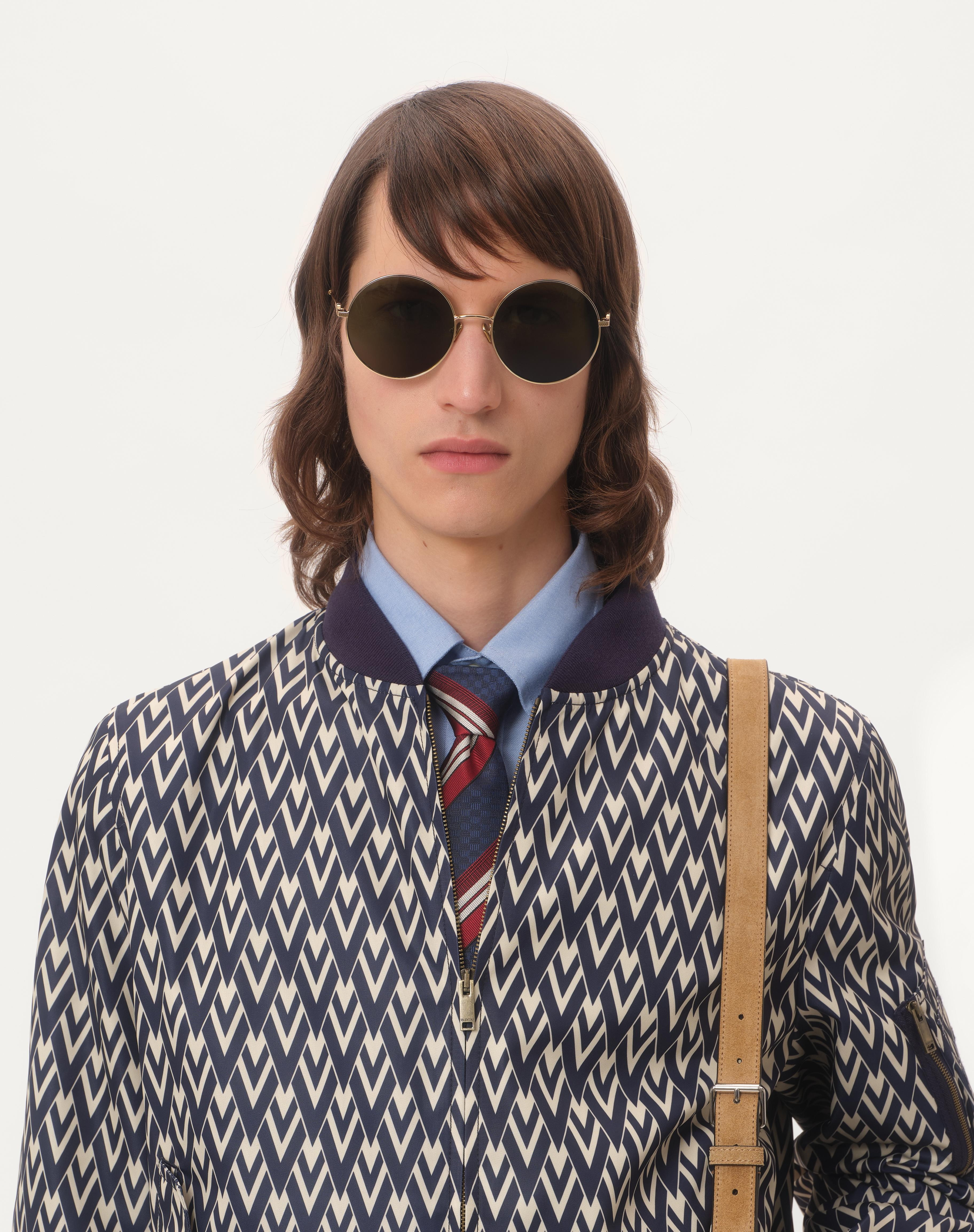 NYLON BOMBER JACKET WITH TOUTE LA V PRINT - 5