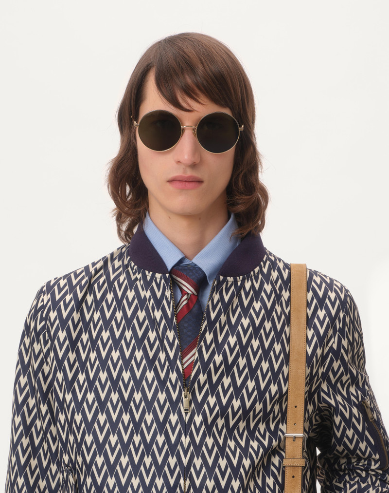 NYLON BOMBER JACKET WITH TOUTE LA V PRINT 5