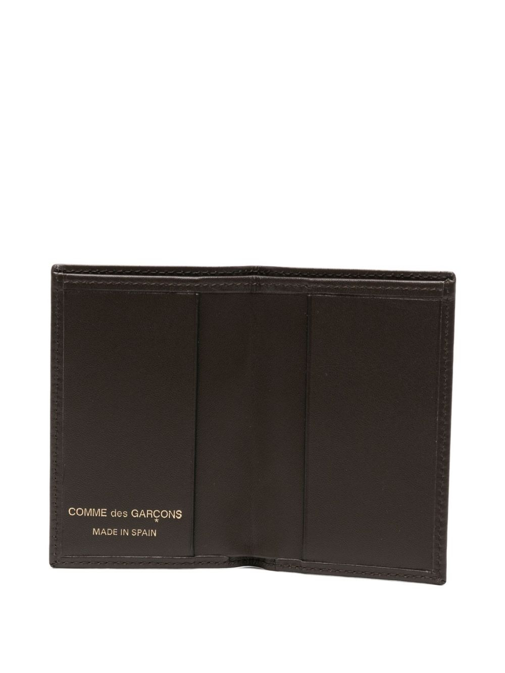 logo-stamp leather wallet - 3